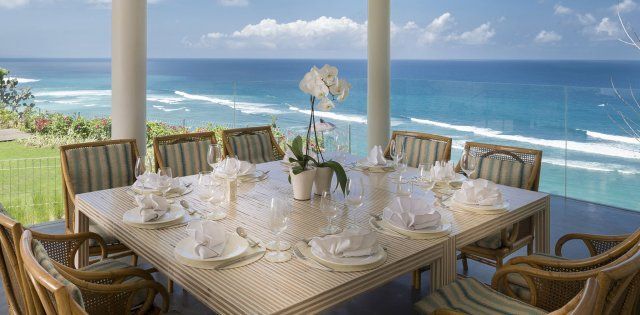 Villa Pandawa Cliff Estate - Villa Markisa, Dining With Ocean View