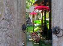 Villa Bamboo, Blick vom Eingang