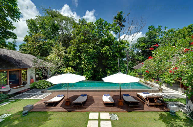 Villa Bunga Pangi garden & pool