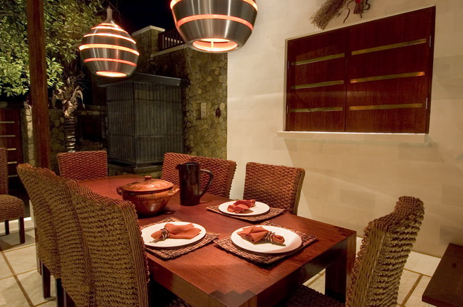 Bali Villa Vajra  Dining area