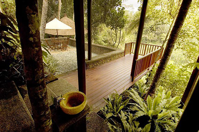 Bali Villa Vajra  Garden deck