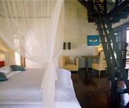 Bali Villa Coraffan Lower levelfirst bedroom