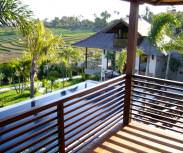 Bali Villa Coraffan Ricefield view from the upper bedroom