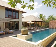 Bali Villa Sakti View across pool